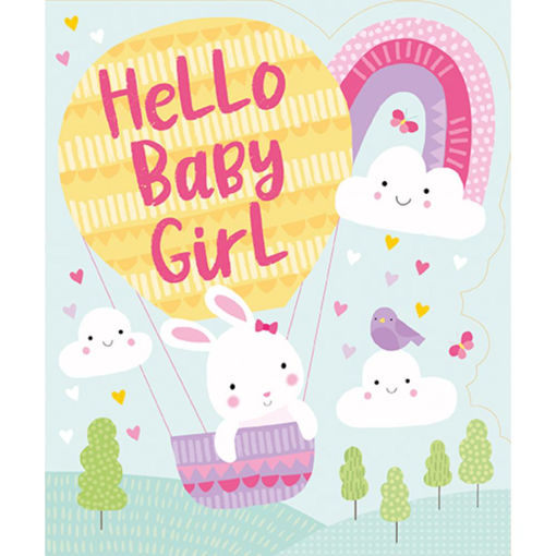 Picture of HELLO BABY GIRL CARD